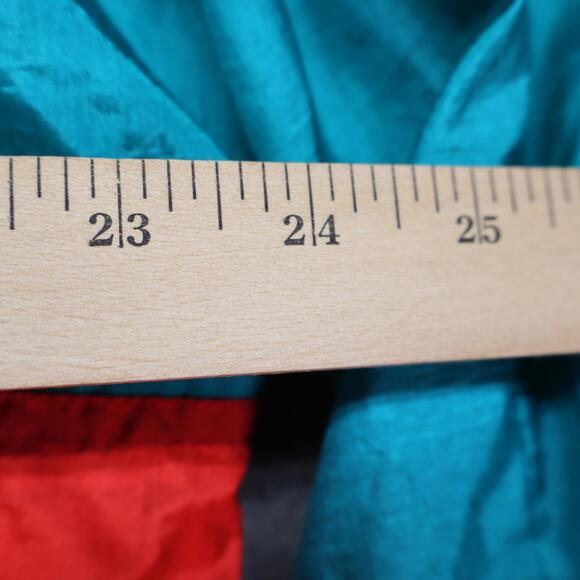 Saddlebred Track Suit Windbreaker medium color block teal - Picture 3 of 6